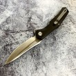 Нож складной Artisan Cutlery Zumwalt 10 см, сталь D2, рукоять G10 Black - фото № 4
