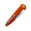 Нож складной Artisan Cutlery Archaeo 9,8 см, сталь D2, рукоять G10 Orange - фото № 4