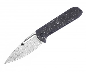 Нож складной Artisan Cutlery Arion 9,7 см, дамаск, рукоять Carbon/Al
