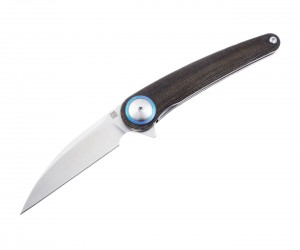 Нож складной Artisan Cutlery Cazador 8,8 см, сталь AR-RPM9, рукоять Micarta Green