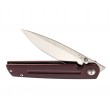 Нож складной Artisan Cutlery Sirius 9 см, сталь S35VN, рукоять Micarta Burgundy - фото № 8