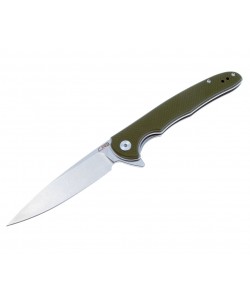 Нож складной CJRB Cutlery Briar 9,5 см, сталь D2, рукоять G10 Green