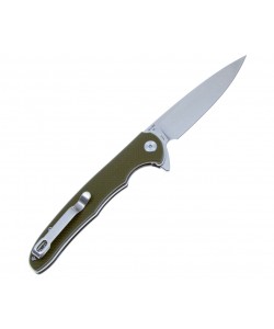 Нож складной CJRB Cutlery Briar 9,5 см, сталь D2, рукоять G10 Green