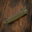 Нож складной CJRB Cutlery Briar 9,5 см, сталь D2, рукоять G10 Green - фото № 8