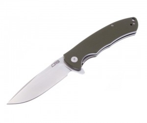Нож складной CJRB Cutlery Taiga 9,1 см, сталь D2, рукоять G10 Green