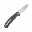 Нож складной CJRB Cutlery Taiga 9,1 см, сталь D2, рукоять G10 Green - фото № 2