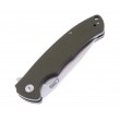 Нож складной CJRB Cutlery Taiga 9,1 см, сталь D2, рукоять G10 Green - фото № 3