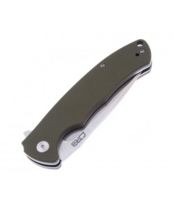 Нож складной CJRB Cutlery Taiga 9,1 см, сталь D2, рукоять G10 Green