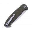 Нож складной CJRB Cutlery Taiga 9,1 см, сталь D2, рукоять G10 Green - фото № 4