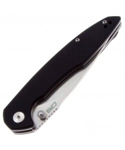 Нож складной CJRB Cutlery Centros 9,3 см, сталь D2, рукоять G10 Black