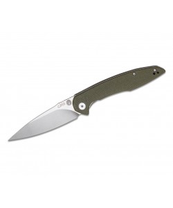 Нож складной CJRB Cutlery Centros 9,3 см, сталь D2, рукоять G10 Green