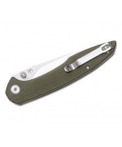 Нож складной CJRB Cutlery Centros 9,3 см, сталь D2, рукоять G10 Green