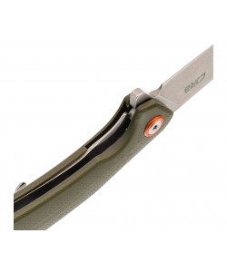 Нож складной CJRB Cutlery Gobi 8,9 см, сталь AR-RPM9, рукоять G10 Green