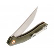 Нож складной CJRB Cutlery Gobi 8,9 см, сталь AR-RPM9, рукоять G10 Green - фото № 6