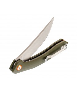 Нож складной CJRB Cutlery Gobi 8,9 см, сталь AR-RPM9, рукоять G10 Green
