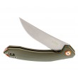 Нож складной CJRB Cutlery Gobi 8,9 см, сталь AR-RPM9, рукоять G10 Green - фото № 7