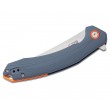 Нож складной CJRB Cutlery Gobi 8,9 см, сталь AR-RPM9, рукоять G10 Grey - фото № 3