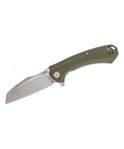Нож складной CJRB Cutlery Barranca 9,5 см, сталь D2, рукоять G10 Green