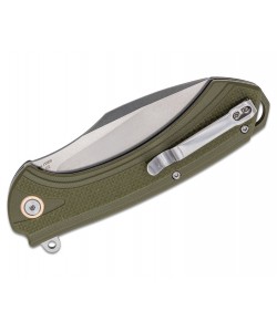 Нож складной CJRB Cutlery Barranca 9,5 см, сталь D2, рукоять G10 Green
