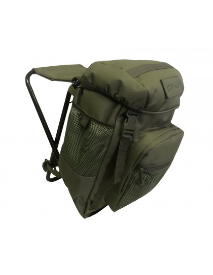 Рюкзак походный ORDKA Hauger Olive, с раскладным стулом (361)