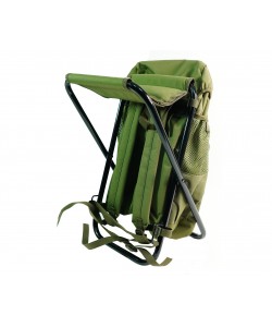 Рюкзак походный ORDKA Hauger Olive, с раскладным стулом (361)