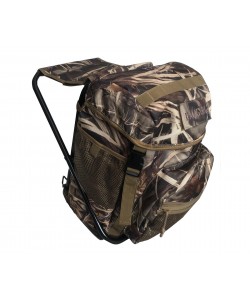 Рюкзак походный ORDKA Hauger Camo, с раскладным стулом (365)