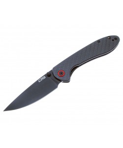 Нож складной CJRB Cutlery Feldspar 9 см, сталь AR-RPM9, рукоять карбон Black