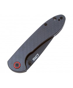 Нож складной CJRB Cutlery Feldspar 9 см, сталь AR-RPM9, рукоять карбон Black