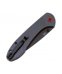 Нож складной CJRB Cutlery Feldspar 9 см, сталь AR-RPM9, рукоять карбон Black