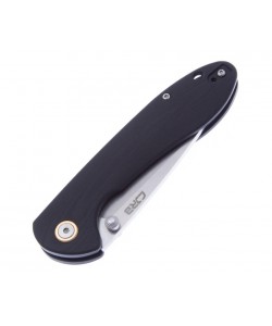 Нож складной CJRB Cutlery Feldspar 9 см, сталь D2, рукоять G10 Black