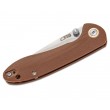 Нож складной CJRB Cutlery Feldspar 9 см, сталь D2, рукоять G10 Brown - фото № 2
