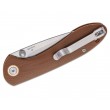 Нож складной CJRB Cutlery Feldspar 9 см, сталь D2, рукоять G10 Brown - фото № 4