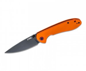 Нож складной CJRB Cutlery Feldspar 9 см, сталь AR-RPM9, рукоять G10 Orange