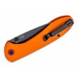 Нож складной CJRB Cutlery Feldspar 9 см, сталь AR-RPM9, рукоять G10 Orange - фото № 3