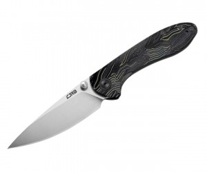 Нож складной CJRB Cutlery Feldspar 9 см, сталь AR-RPM9, рукоять G10 Black/Green