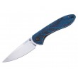Нож складной CJRB Cutlery Feldspar 9 см, сталь AR-RPM9, рукоять G10 Black/Blue - фото № 1