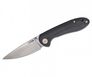Нож складной CJRB Cutlery Feldspar Small 7,6 см, сталь D2, рукоять G10 Black