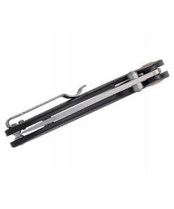 Нож складной CJRB Cutlery Feldspar Small 7,6 см, сталь D2, рукоять G10 Black