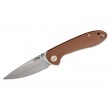 Нож складной CJRB Cutlery Feldspar Small 7,6 см, сталь D2, рукоять G10 Brown - фото № 1