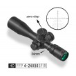 Оптический прицел Discovery HD 4-24x50SFIR FFP, 34 мм, подсветка, на Weaver - фото № 1