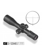 Оптический прицел Discovery HT 3-12x40SF FFP, 30 мм, на Weaver