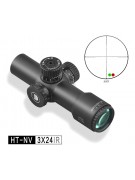 Оптический прицел Discovery HT-NV 3x24IR, HMD, подсветка, на Weaver