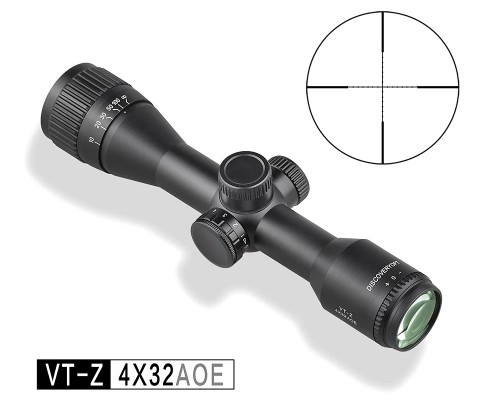 Оптический прицел Discovery VT-Z 4x32AOE, HMD, подсветка, на Weaver