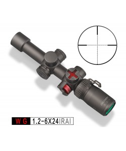 Оптический прицел Discovery WG 1.2-6x24IRAI HMD, загонный, подсветка, на Weaver