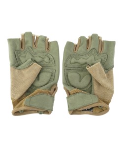 Перчатки Helikon-Tex Half Finger Mk2 Gloves (Olive Green / Coyote)