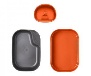 Набор посуды Wildo CAMP-A-BOX® Basic (Orange / Grey)