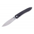 Нож складной CJRB Cutlery Ria 7,5 см, сталь Sandvik 12С27, рукоять Carbon - фото № 1