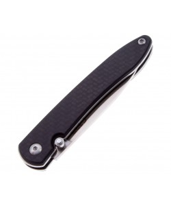 Нож складной CJRB Cutlery Ria 7,5 см, сталь Sandvik 12С27, рукоять Carbon