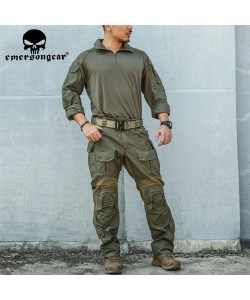 Тактическая рубашка EmersonGear G3 Combat Shirt Upgraded ver. (Ranger Green)