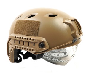 Шлем тактический EmersonGear Fast Helmet Protective Goggle BJ Type (Desert)